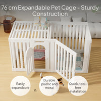 Pet Fence Panel, Gate and Divider, Expandable