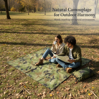 Outdoor Camping Mini Ground Tarp Waterproof Sunshade Tent Mat Moisture-proof Picnic Blanket