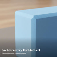 Non-Slip Foot Arch Training Block Lightweight Foam Exercise Brick Fitness Equipment for Beginners, Dancers, Pilates, Home Gym