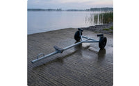 Portable Boat Trailer Pneumatic Wheels Marine Transport Rear Support Brackets