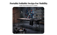 Multi-Functional Foldable Massage Table Easy to Set Up Portable Massage Table Water-Resistant & Oil-Proof Folding Beauty Couch Skin-Friendly PU Leather for Beauticians, Estheticians, Physical Therapists, Mobile Services, Medical Facility