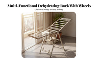 Foldable Clothes Drying Rack Space-Saving Foldable Laundry Stand Freestanding Clothes Horse Sturdy Duty for Balcony, Indoor