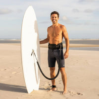 TPU Quick Release Waist Leash Anti-Slip SUP Leash Lightweight Safety Strap Adjustable for Surfing, Beach