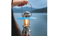 Stepless Dimmable Rechargeable Lantern with Handle Waterproof Vintage Camping Lantern Easy to Carry USB Camping Light Water-Resistant for Emergency