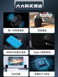 RBTSPEAKER大功率插卡无线蓝牙音箱户外便携式发烧友音响重低音炮 官方标配 蓝色