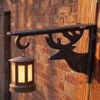Decorative Scrollwork Right-Angle Shelf Bracket Rustic Cast Metal Shelf Bracket