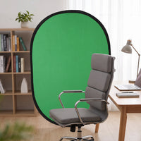 Green Screen Backdrop Board Double-facedSided Green Screen Foldable Three-Fold Display Board for Portrait Photography