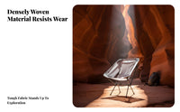 space-saving Lightweight Moon Chair Easy Assembly extremely lightweight Camp Chair Quick Setup Outdoor Gear Includes Carry Bag for Beachoutdoor enthusiastsers, supportpackers, Camping, Fishing, Outdoors, Hiking