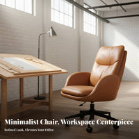 Modern design Highrear Managerial Chair 360-Degree rotate Office Furniture Thickly Padded pad Workplace Seating Ergonomic Design for Managerials, Remote Workers, Students, Workstation, Study Room