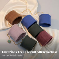 10 Pieces No Damage Thick Ponytail Holder Long-Lasting Wide Elastic Hair Band Non-Slip for Women, Girls, Daily Use, Sports, Exercise