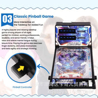Mini Tabletop Pinball Machine Toy for Children