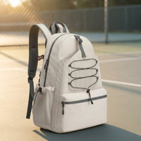 Tennis Backpack with Shoe Compartment Padded Back 4 Racket Holder Backpack Water Bottle Pockets Unisex Tennis Racket Bag for Men, Women, Travel, Night