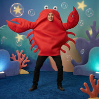Full Body Crustacean Costume Eye Stalks Novelty Outfit Easy to Wear