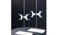 Adjustable Titration Stand Stable Support Stand with Clamp Detachable Heavy-Duty for Chemists, Students