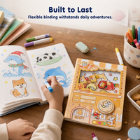 Creative Gashapon Challenge Notebook Portable Pocket Journal for Students and Kids