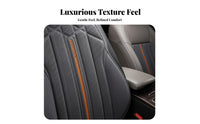 Waist-Design Seat Mat Suede-Like Texture Automotive pad Universal Fit Automobile Pad for motorists, Commuters, Driving, frequent Commute, highway Trips