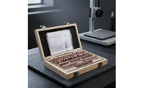 47 Pieces Gauge Block Set with Wooden Case Fine-Tolerance Steel Gauge Block Set Calibration Blocks for Inspectors, Metrology Labs, Machine Shops