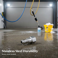 Stainless Steel Quick Connect Fitting Rust Resistant for Car Detailers