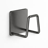 Cabinet Pot Lid Organizer for Kitchen Cupboard Doors, Thickened Carbon Steel Wall Mounted Rack for Chefs