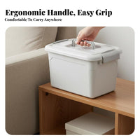 Strong Load-carrying Portable Storage Stool Large Capacity Organizer Bin Secure Reinforced framework for Families, Students, Children, Bedroom, Living Room, Playroom, Outdoor