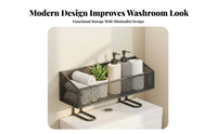 Over the Toilet Storage Rack Space-Saving Back of Toilet Organizer