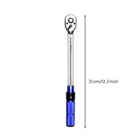 72-Tooth Ratchet Adjustable Tension Wrench Non-Slip Grip Pre-Set Tension Wrench Chrome Vanadium Steel for Mechanics, DIYers, Car Repair