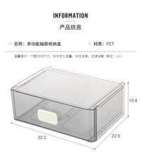 婴儿衣服收纳盒抽屉式宝宝衣柜专用帽子口水巾整理神器多层储物柜