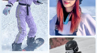 滑雪头盔女专业滑雪帽眼镜一体式雪盔男单板装备全套全盔儿童雪镜