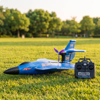 RC Airplane with Brushless Motor Waterproof Remote Control Airplane 6-Channel Model Plane for Hobbyists, Beginners, Lake, Pond