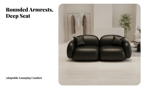 Light Luxury Feel Upholstered 2-Seater Settee Retro Inspired Scalloped rear Two-Seater Comfortable paddinging Living Room Furniture Sturdy Frame for Apartment Dwellers, Business Owners, Interior Decorators, Reception Area, Bavailableique, Office, Bedroom