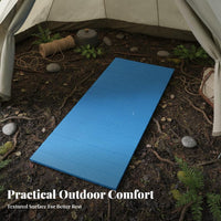 Moisture-Proof Foldable Egg-Crate Texture-Crate Mattress Lightweight Accordiondesign Foam Pad Waterproof Camping Mat Thermal Insulation for Campers, Backpackers, Hikers, Tent Use, Restping, Backpacking, Picnicking