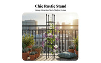 Fan-Blade Top Obelisk Assists Climbing Plants Obelisk Plant Trellis Decorative Design Sturdy Framework for Balcony Gardeners