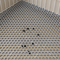 Pet Cage Plastic Grid Mat for Dogs and Cats, Hollow Design, Customizable