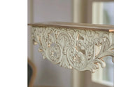 Wall Shelf with Scrollwork Ornate Carved Wall Shelf Vintage for Living Room, Entryway, Hallway