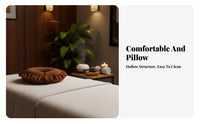 Leaves No Marks Silicone Face Pillow Non-Slip U-Shaped Face Pillow Comfortable for Beauty Therapists, Spa Professionals, Spas, Home