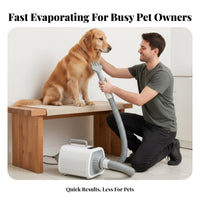 High Fast Dog Dryer Quick Dehydrating Pet Hair Dryer Powerful Air Stream Pet Grooming Blower for Large Dogs, Cats
