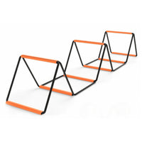 Orange Rungs Foldable Agility Ladder Storage Bag Included Sports Training Gear Coordination Practice
