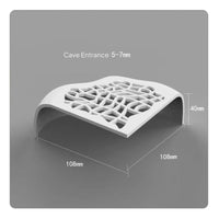 Aquarium Breeding Cave Natural Habitat Design Aquatic Pet and Crustacean Hideout