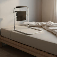 Elderly Bed Grab Bar Non-Slip Grip Bed Standing Aid Bedside Grab Bar Easy Installation Under Mattress Support Rail Universal Fit
