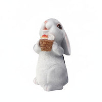 Automatic On/deactivate Solar Rabbit Statue Cute Design Bunny Garden Light Waterproof for Patio, Pathway