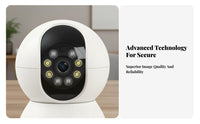 360 Degree Camera Remote Mobile Access Indoor Observation Camera High-Resolution Child Observation Device for Homeowners, Parents, Indoors, Bedroom