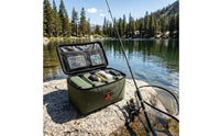 And Reel Bag Heavy Duty Fishing Tackle Case Fishing Tackle Organizer Zippered Outdoor Gear Waterproof for Travel