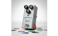 Mini Size Guitar Compressor Pedal Metal Shell Compressor Pedal Sustain Control Music Gear 9V Power Supply for Stage, Studio