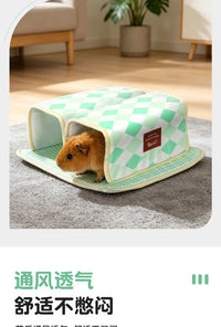 Guinea Pig Tunnel with Two Openings for Small Pets