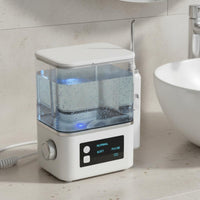 High Pressure Pulsating Stream Oral Irrigator Handle Electric Countertop Oral Water Cleaner 3 Cleaning Modes for People with Tooth Alignment Aids