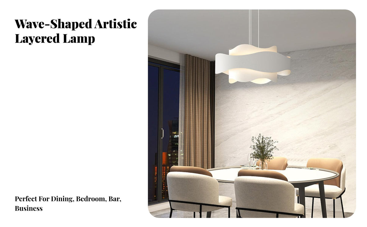 Nordic Design LED Dining Room Light Energy-Saving Hanging Dining Light Easy Installation Modern Minimalist Hanging Lamp Adjustable Color Temperature for Interior Designers, Homeowners, DIY Enthusiasts, Restaurant, Bar Counter, Kitchen Island, Entryway
