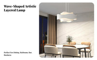 Nordic Design LED Dining Room Light Energy-Saving Hanging Dining Light Easy Installation Modern Minimalist Hanging Lamp Adjustable Color Temperature for Interior Designers, Homeowners, DIY Enthusiasts, Restaurant, Bar Counter, Kitchen Island, Entryway