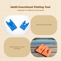 Ice fishing rod holder