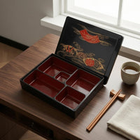 Five-Compartment Bento Box Lightweight Japanese Bento Box Easy to Low-Maintenance Meal Container