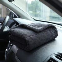 Thick Microfibre Cloth Car Drying Towel, High Absorbency Microfibre Cloth for Automotive Detailing, Spiral Pile Low-Lint Car Cleaning Towel